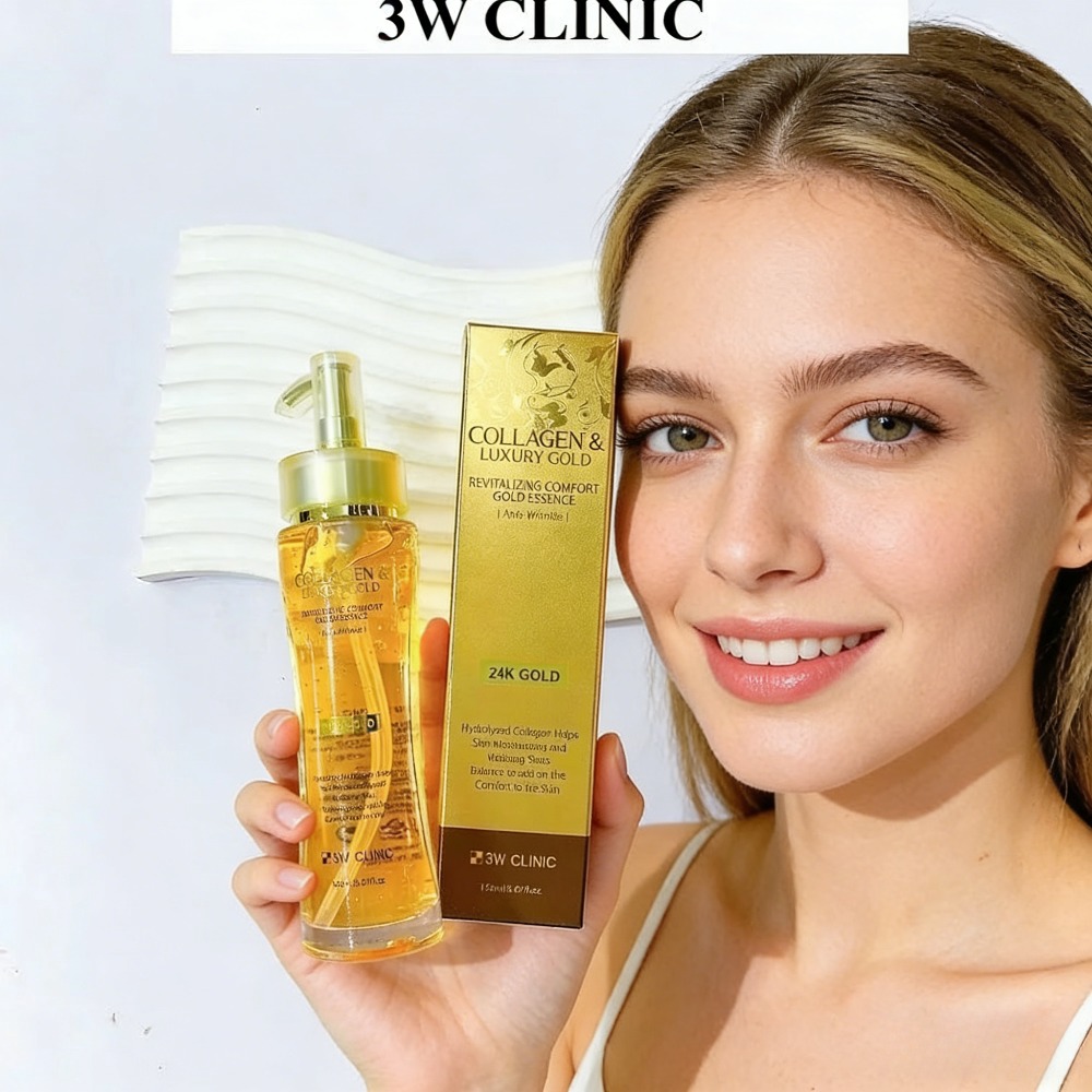 3WCLINIC Collagen & Luxury Gol – обзор и цена Luxury Skincare Korea