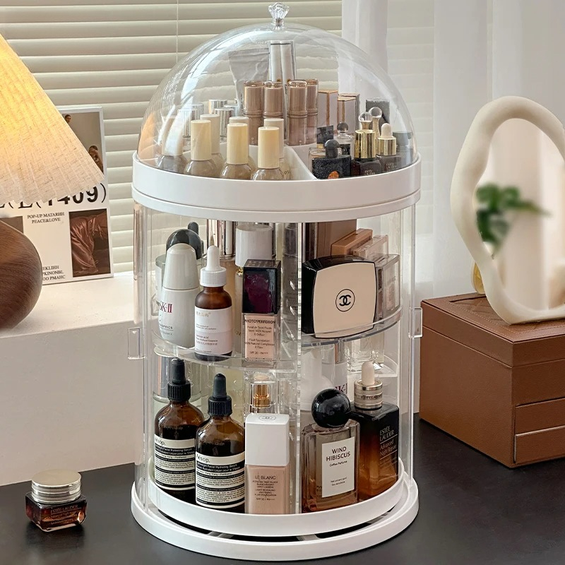 Вращающийся акриловый косметич – обзор и цена Luxury Skincare Design